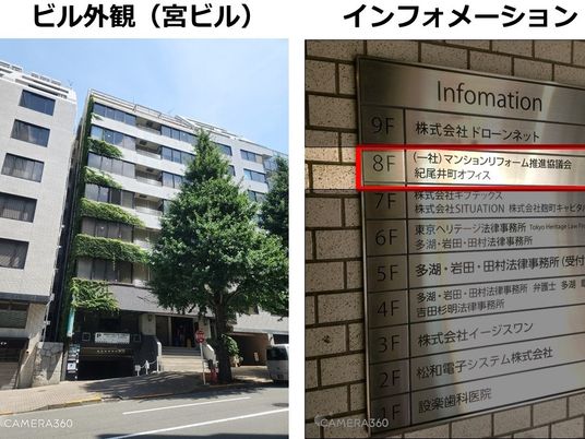 ビルの外観  