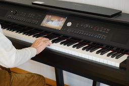 ピアノを奏でる手
