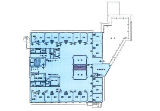 施設の間取り図