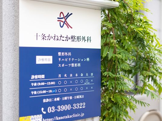 整形外科の看板  