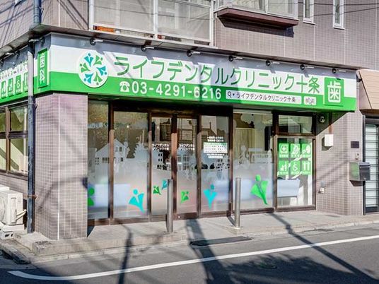緑色看板の外観  