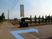 施設看板のある外観  