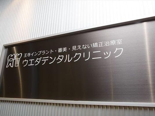 ウェダデンタルクリニック看板  