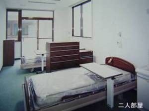 二人部屋の居室  