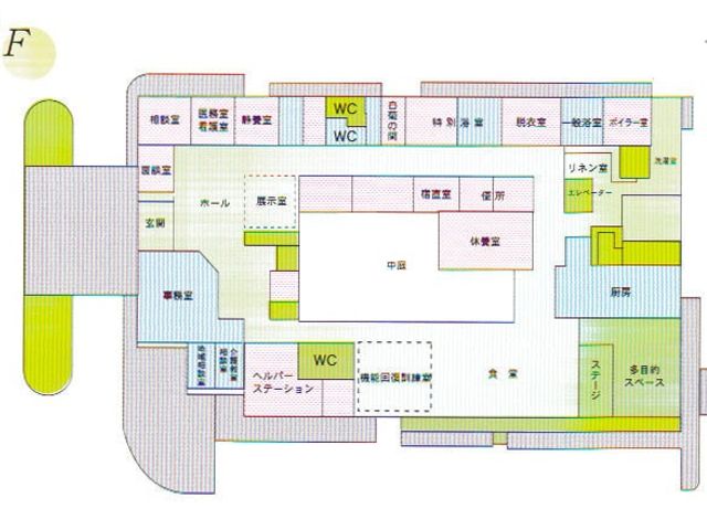ゆったり過ごせる居室の間取り 居室 広々とした居室が配置された明るい間取り図です。プライバシーが守られ、快適な空間が確保されています。