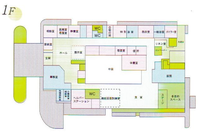 ゆったり過ごせる居室の間取り
