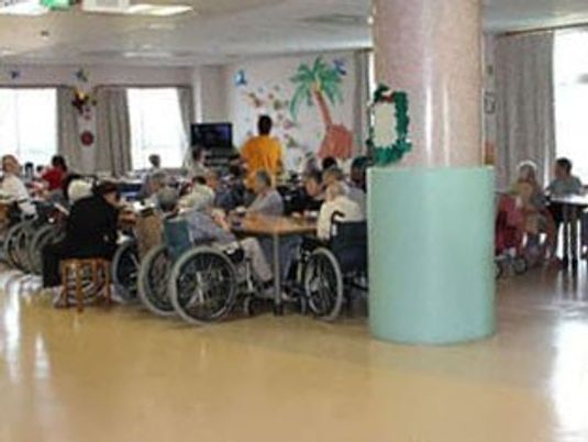車椅子利用の共有スペース