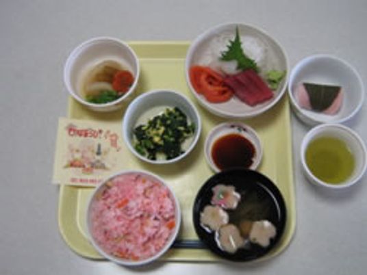 食事の盛り付け