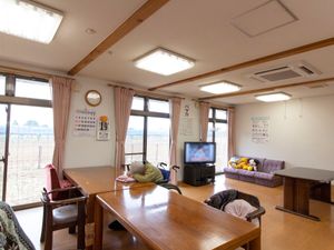  共有スペースのくつろぎの場  