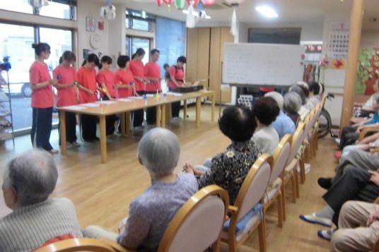 集会中の多目的室