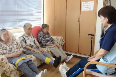 機能訓練中の様子