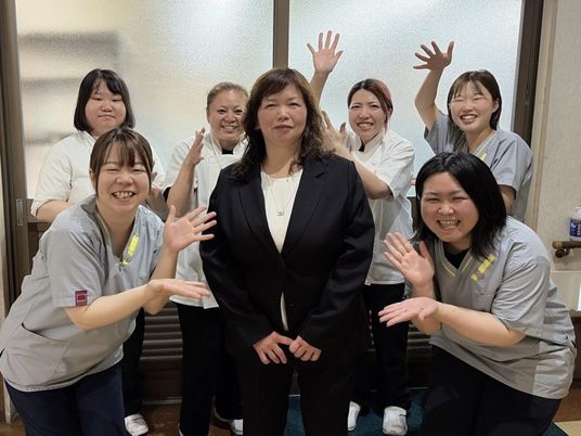 スタッフ集合の廊下  