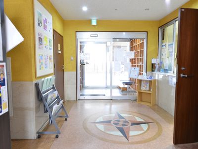 エントランスの綺麗な装飾