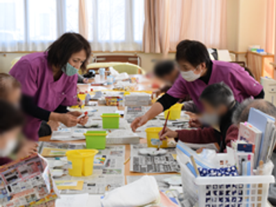 活動中の様子の室内