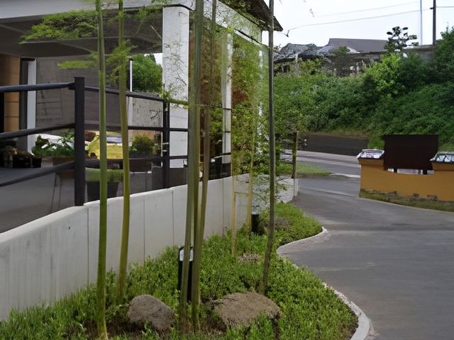 竹林の庭 庭 施設の庭には、竹林が美しく整えられています。穏やかな環境で、ゆったりと過ごせます。