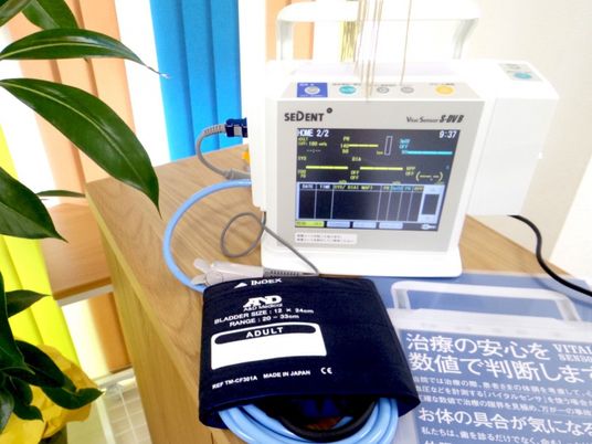 機能訓練室の測定機器  