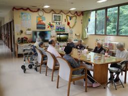 日常の様子がうかがえる食堂