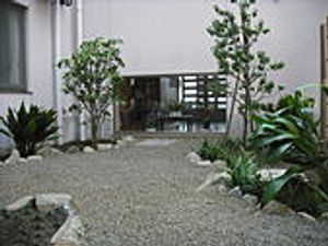 庭がある中庭