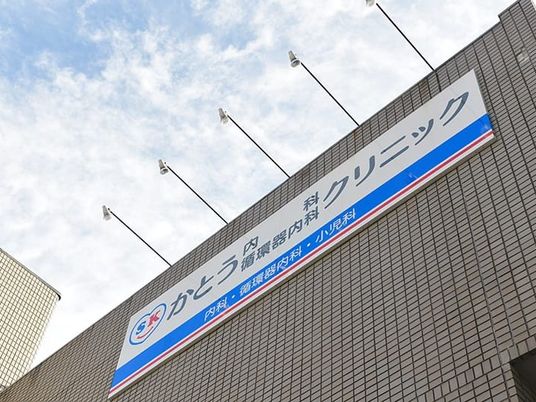 クリニックの看板  