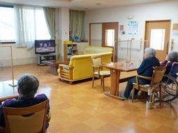 共用スペースと利用者様