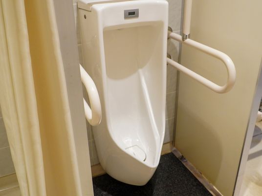 バリアフリー設計のトイレ