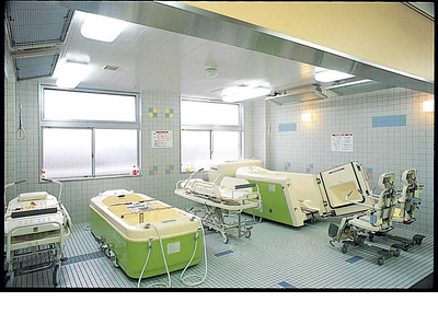 ゆったりした浴室