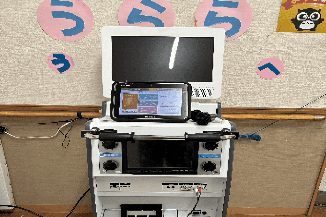 訓練機器のある室内