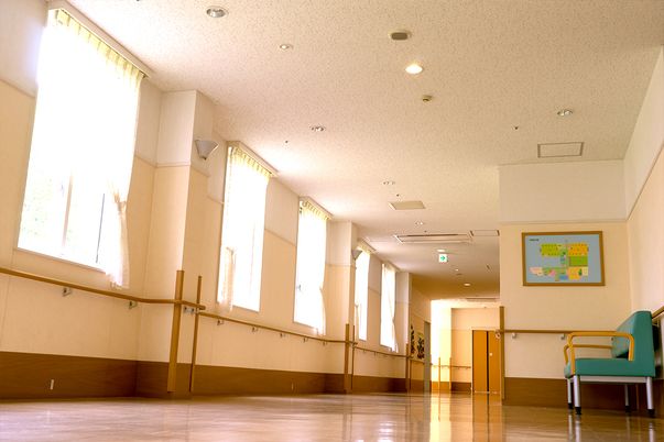 温かみのある廊下