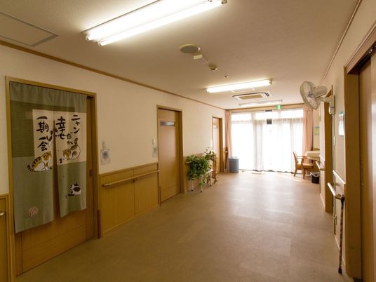 和風な廊下の様子