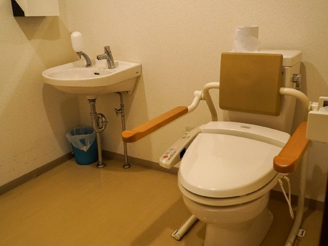 バリアフリートイレの一角