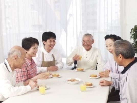 和やかな食事の時間