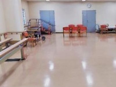 訓練用の広い部屋