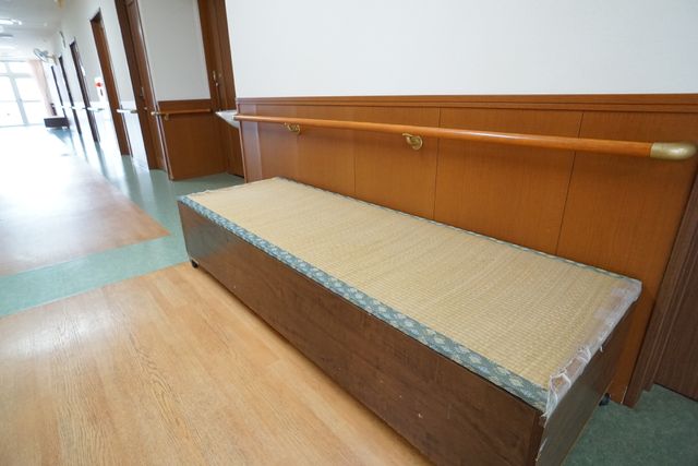 廊下と手すり