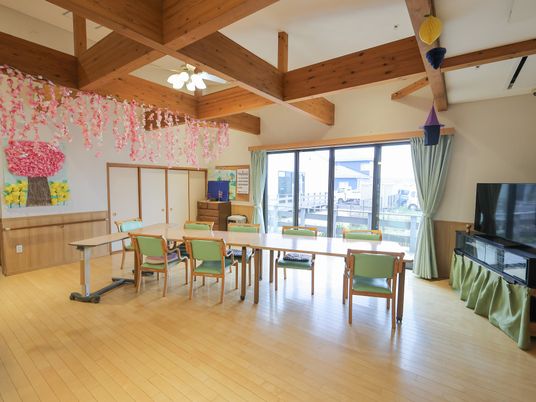 居室のアットホームな雰囲気