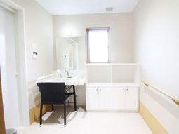 清潔な手洗いスペース