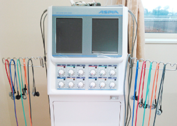 機械のある訓練室