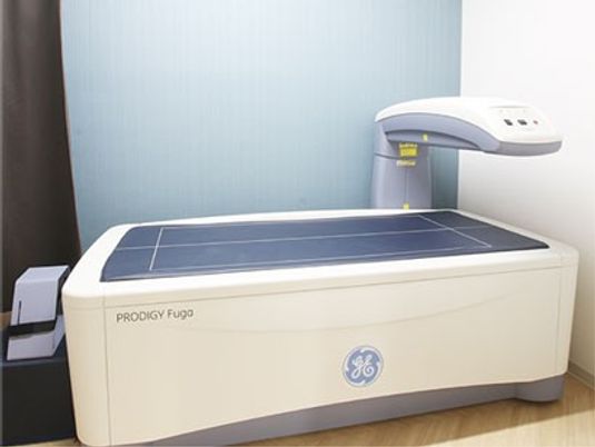 骨密度測定機のある室内  