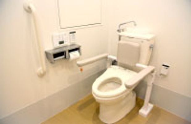 安心の設備のトイレ