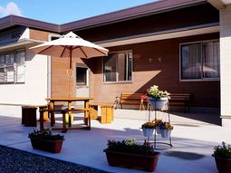 快適な屋外休憩スペース