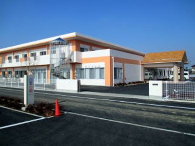 駐車場がある外観