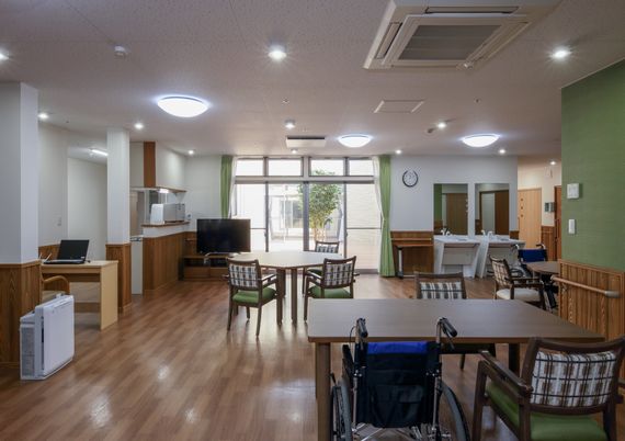 広々とした共有スペース