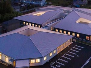 温かみのある建物外観