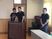 スタッフ3人の室内発表  