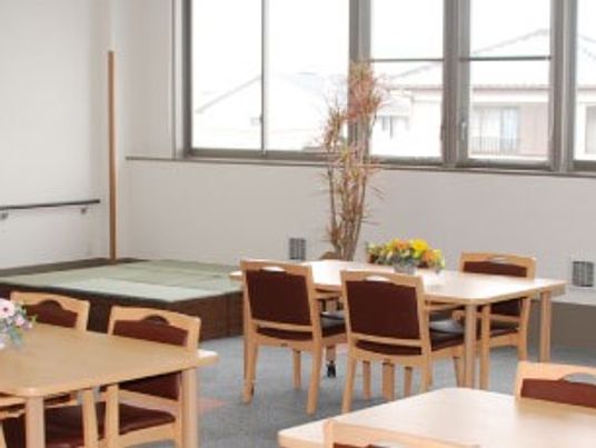 明るい共用スペース