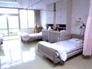 日差しの入る居室