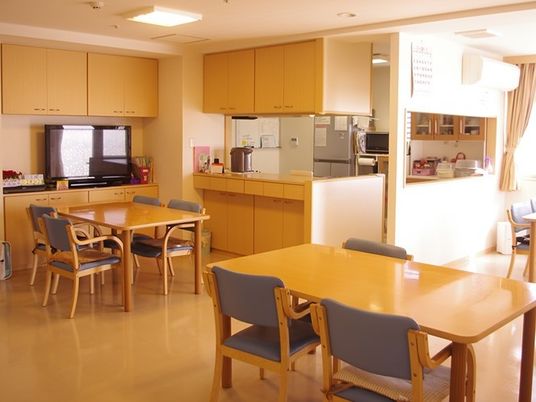 温かみのある食堂