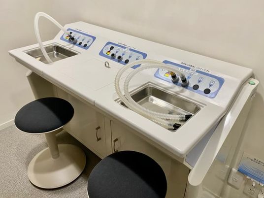 機能訓練用の洗面台  