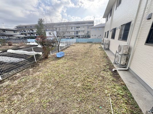 解放感ある庭
