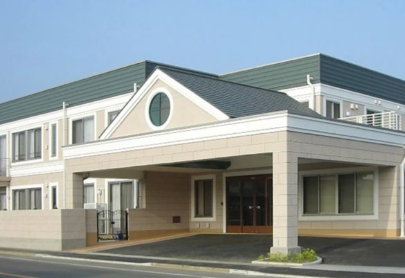 ゆったりとした外観の施設