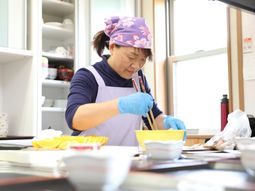料理する人の様子
